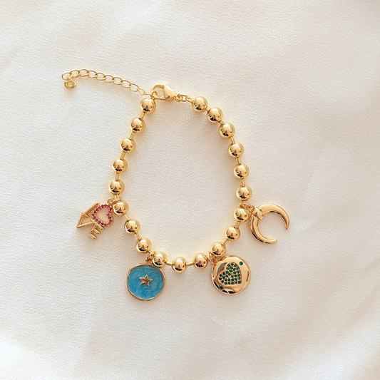 PULSERA CHARMS LOVE