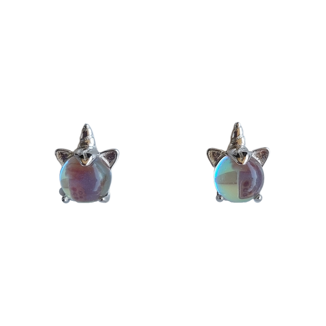 AROS UNICORNIO - MARGARITA JOYERIA INFANTIL